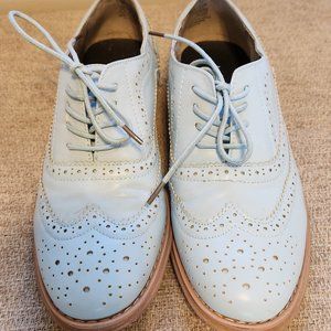 Light Blue Women's Wingtips - Size 8 US